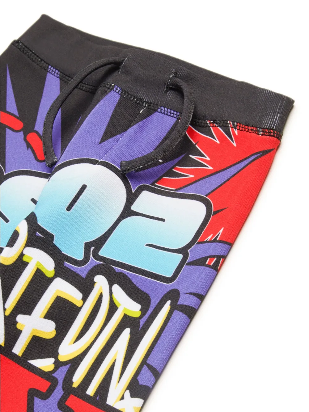 DSQUARED2 KIDS Trainingsbroek met grafische print Zwart