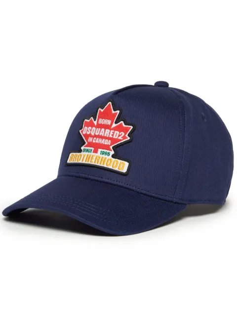DSQUARED2 KIDS logo-appliqué baseball cap