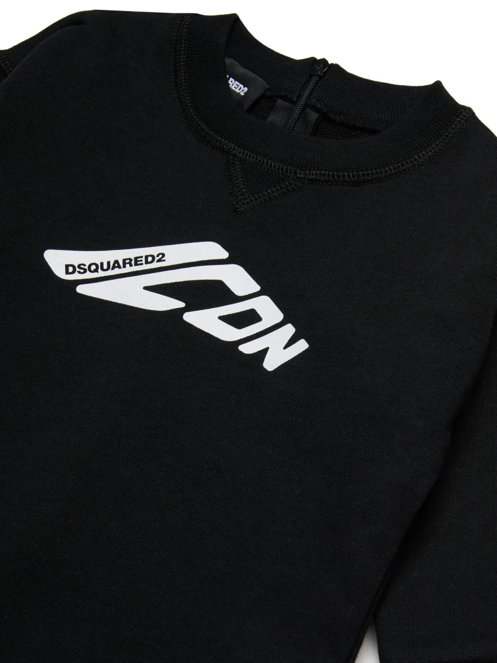 DSQUARED2 KIDS Jurk met logoprint Zwart