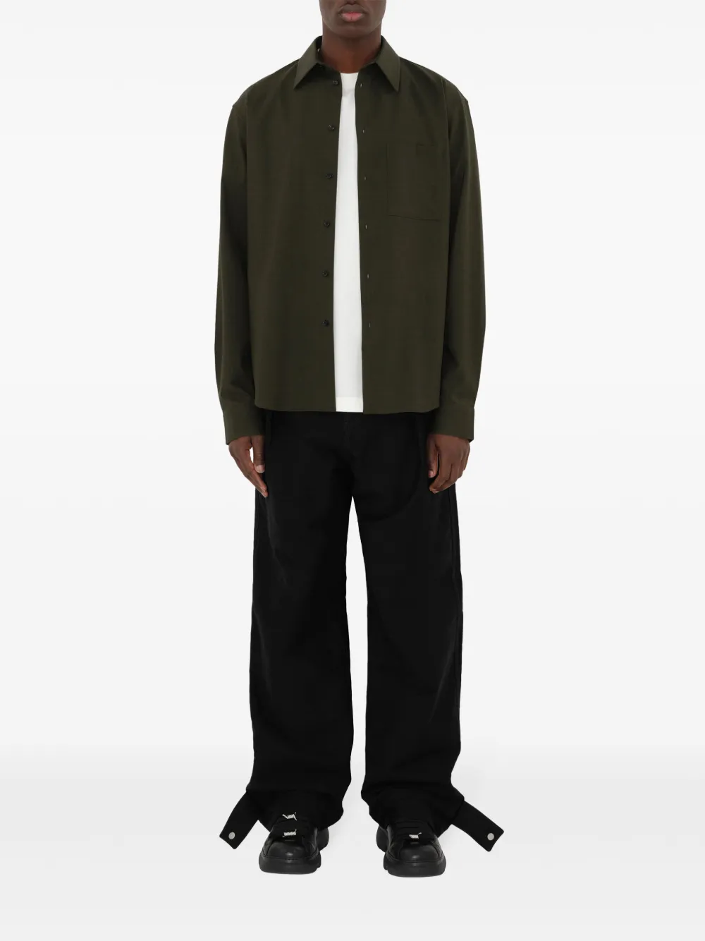 Burberry button-up wool shirt | Image 2