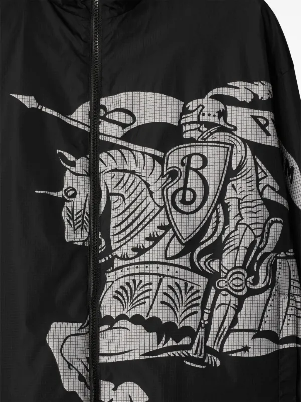 【関税＆送料込み】Burberry Black Cotton Blend Jacket Burberry Cotton jacket Burberry