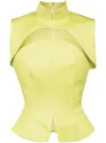 Saiid Kobeisy corset with detachable bolero - Green