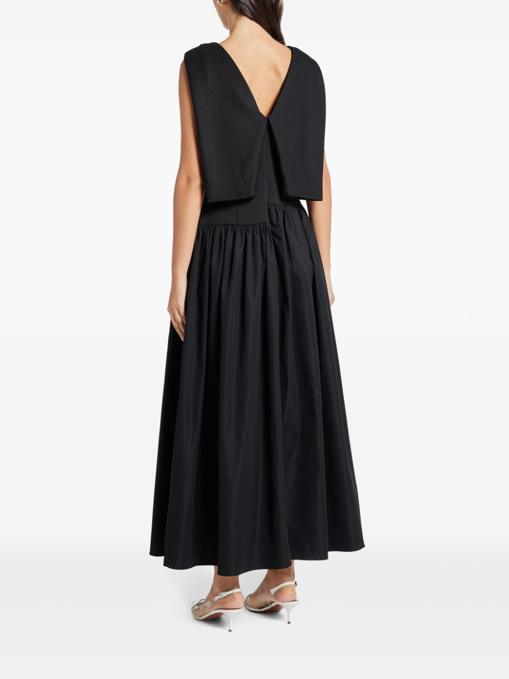 Shop Chats By C.dam Hurley Midi Dress In Black