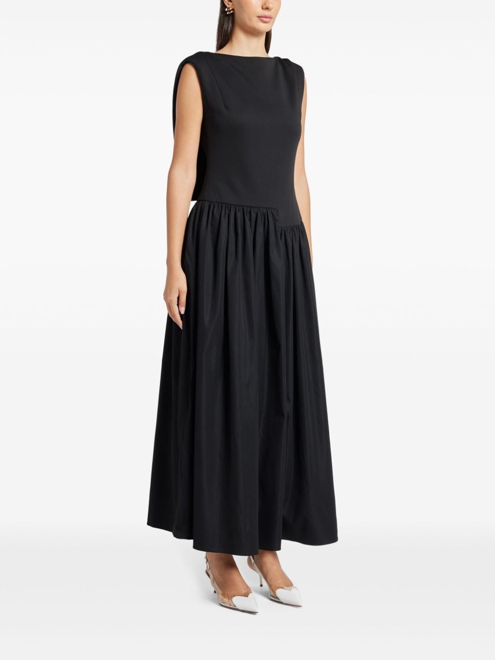 Shop Chats By C.dam Hurley Midi Dress In Black