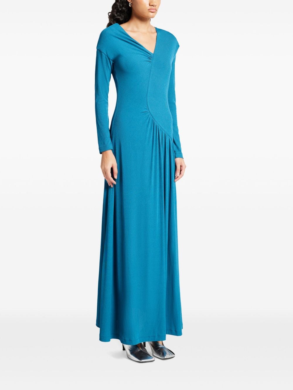 Shop Chats By C.dam Solar Maxi Dress In Blue