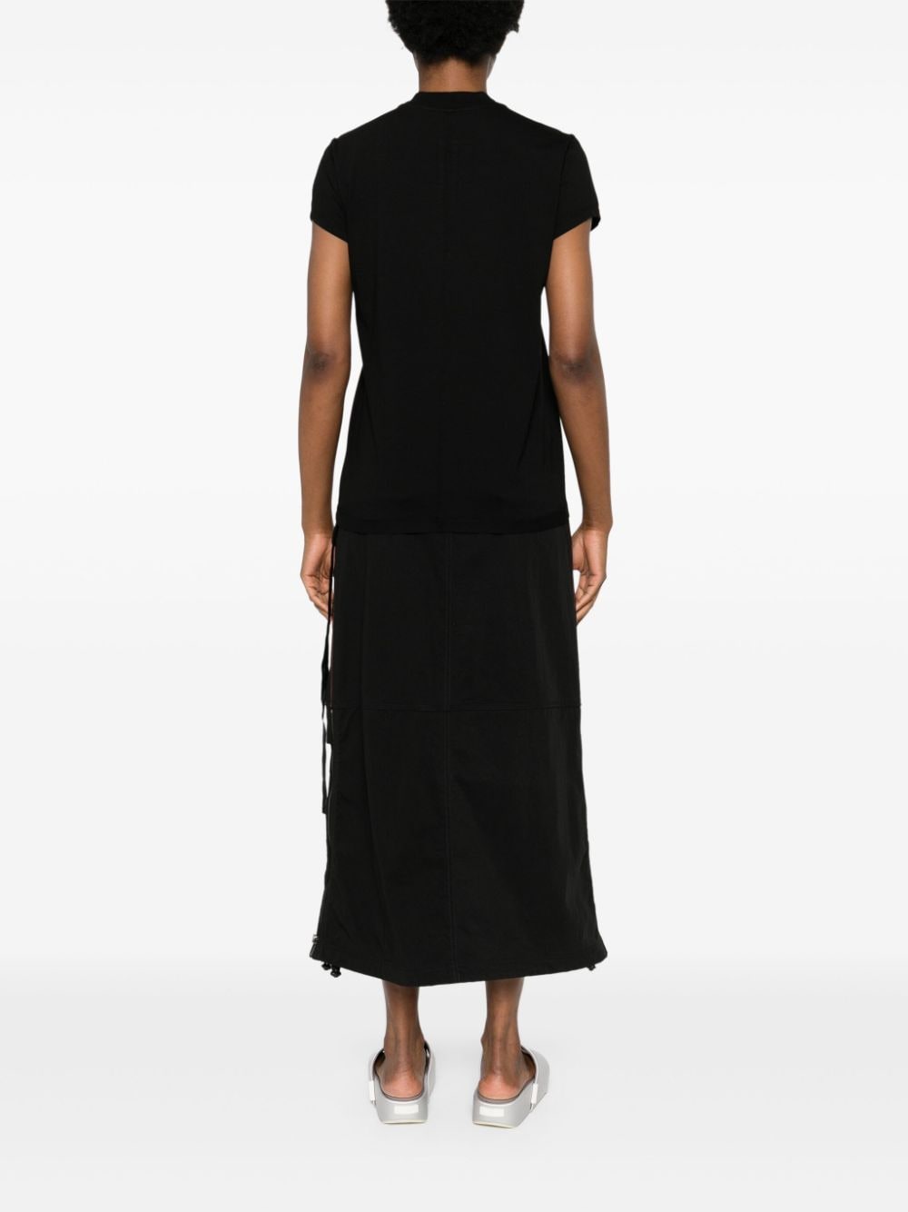 Shop Rick Owens Drkshdw Small Level Cotton T-shirt In Black