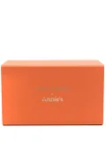 Linda Farrow x Annie's logo-print glasses case - Orange