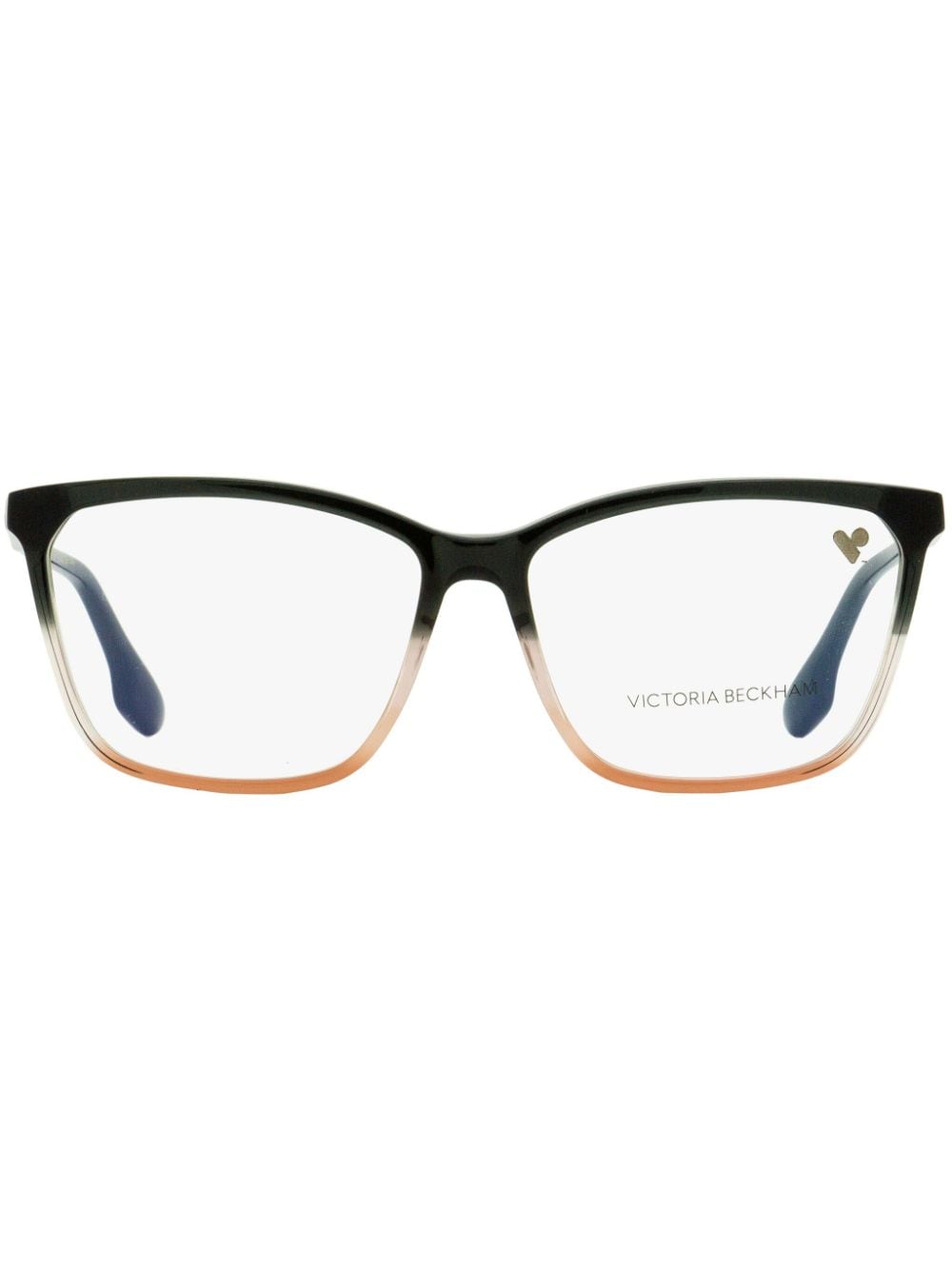 Victoria Beckham Eyewear Brille mit eckigem Gestell - Schwarz