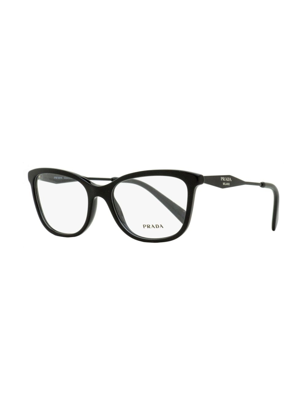 Prada Eyewear 02Y bril met rechthoekig montuur - Zwart