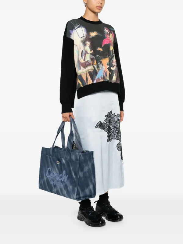 Coach Cargo 40 tie-dye Tote Bag | Blue | FARFETCH