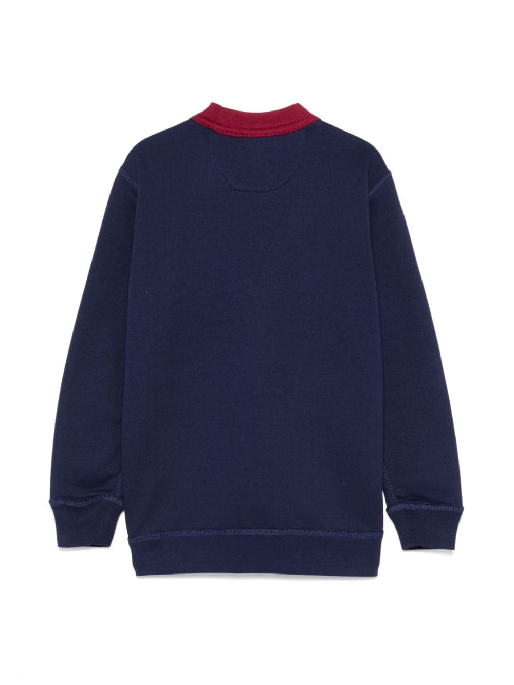 Shop Ralph Lauren Logo-patch Cardigan In Blue