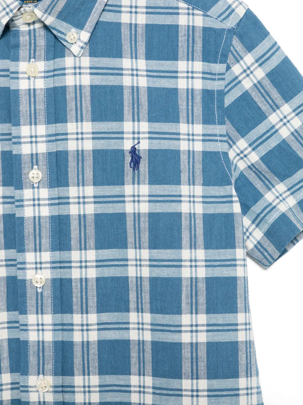 POLO RALPH LAUREN KIDS Geruit shirt Blauw
