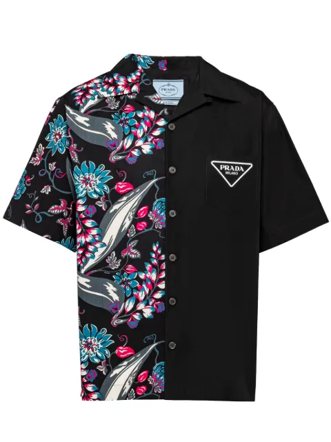 Prada short-sleeved cotton shirt