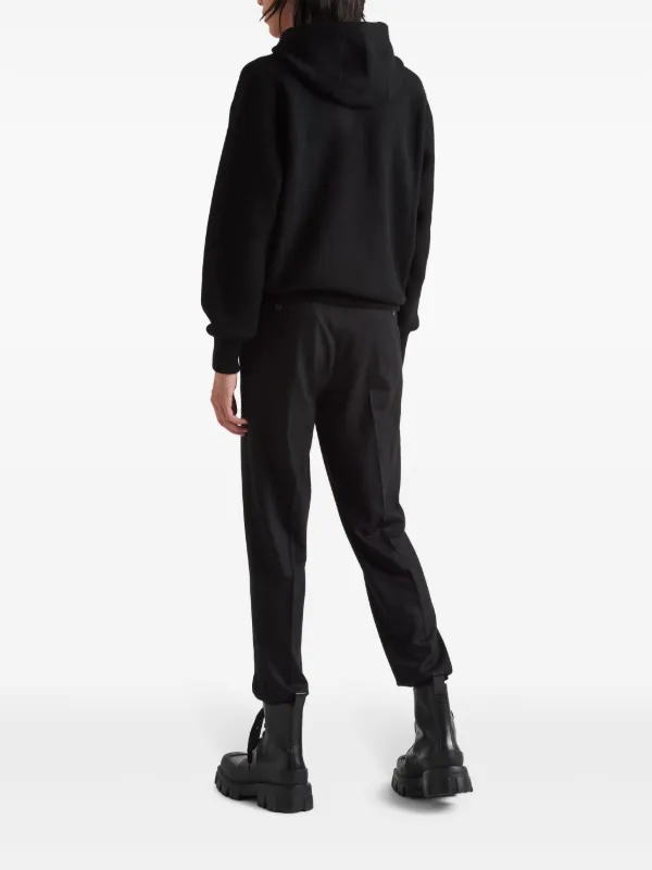 Prada ジップアップ パーカー | ブラック | FARFETCH JP