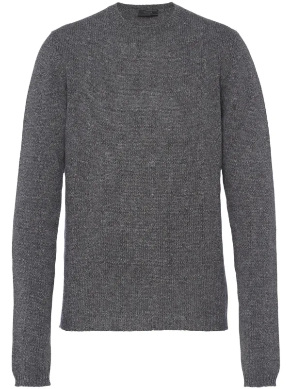 トップス 1998ss prada cashmere knit (48) grey Grey Cashmere Sweater | PRADA