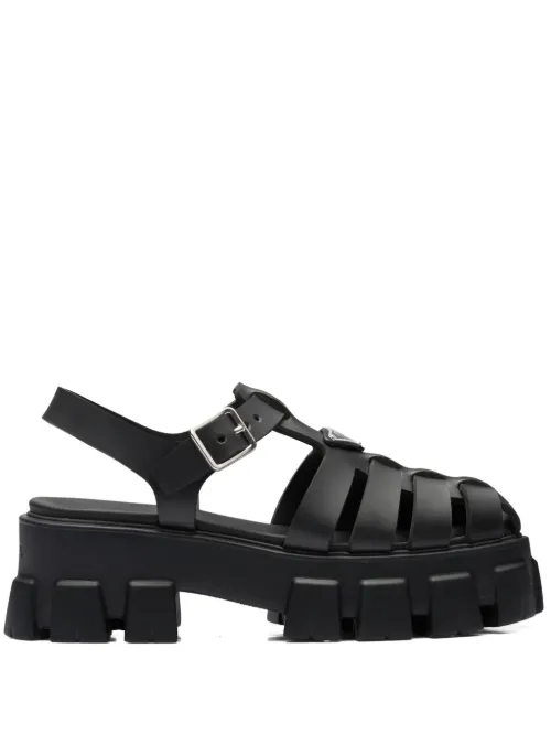Sandales plateforme à brides - Prada - Modalova