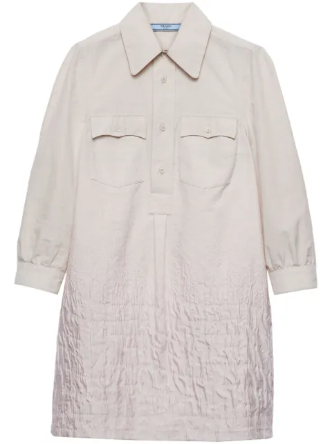 Prada vestido corto Cloquet