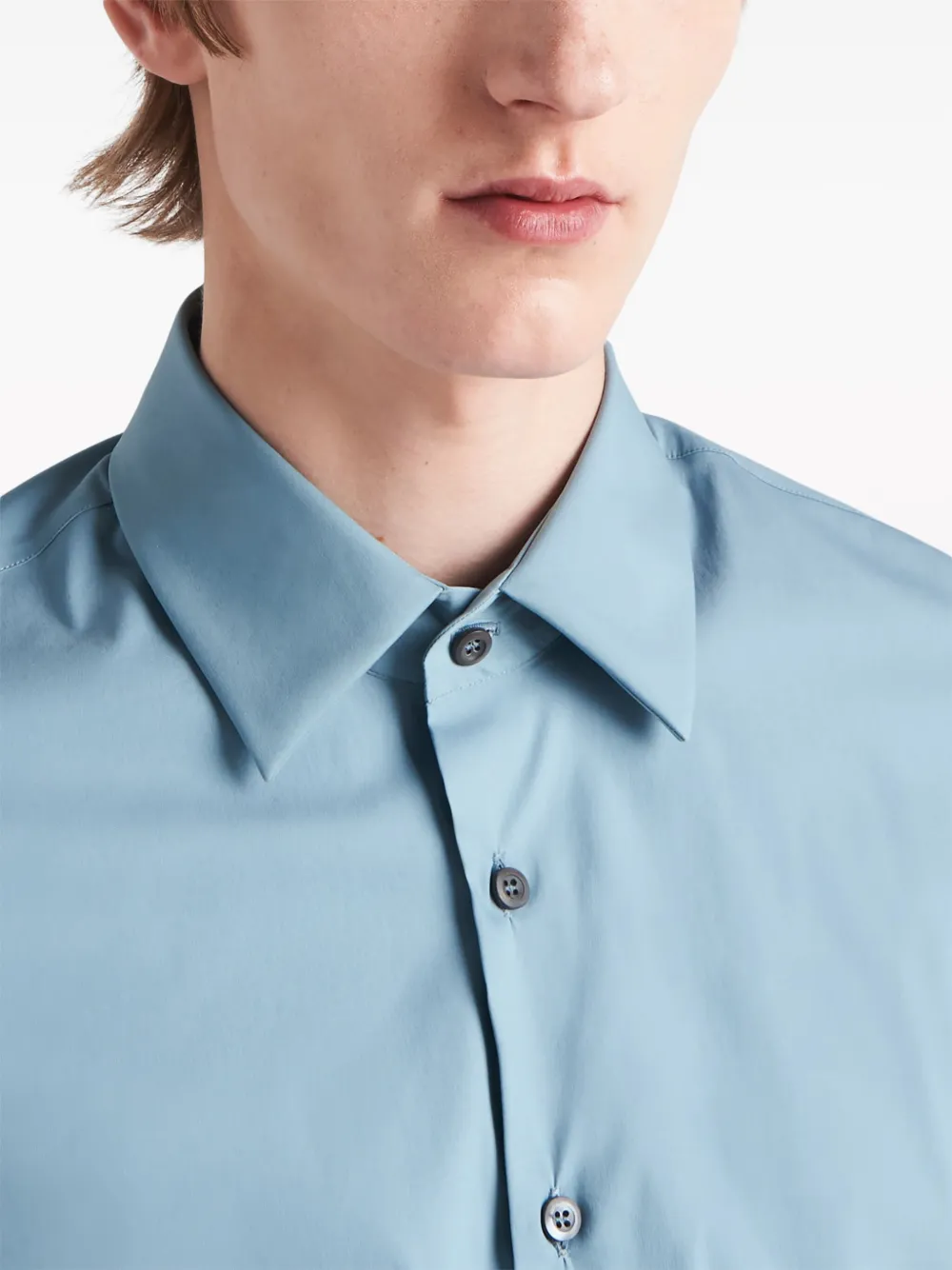 Prada Katoenen overhemd Blauw