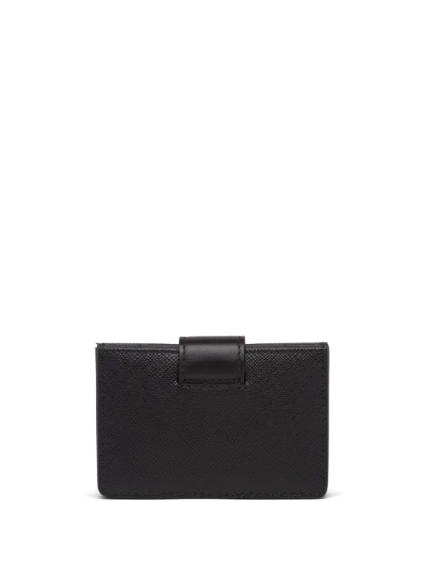 Prada サフィアーノレザーカードケース | ブラック | FARFETCH JP Prada サフィアーノレザーカードケース | ブラック | FARFETCH JP
