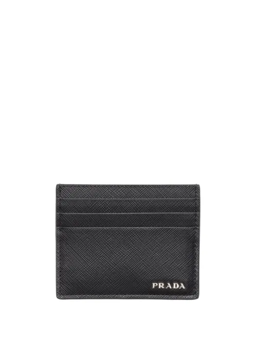Porte-cartes en cuir Saffiano - Prada - Modalova
