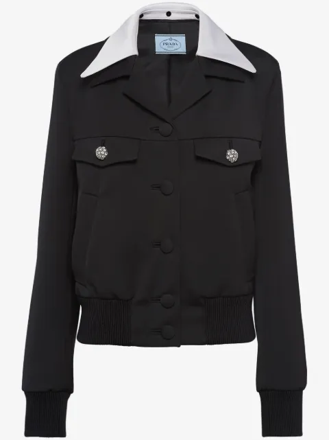 Prada single-breasted wool jacket