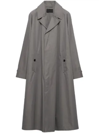 Prada トレンチコート | グレー | FARFETCH JP