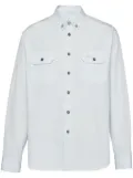 Prada button-down cotton shirt - Blue