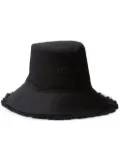 Prada fringe-trim bucket hat - Black