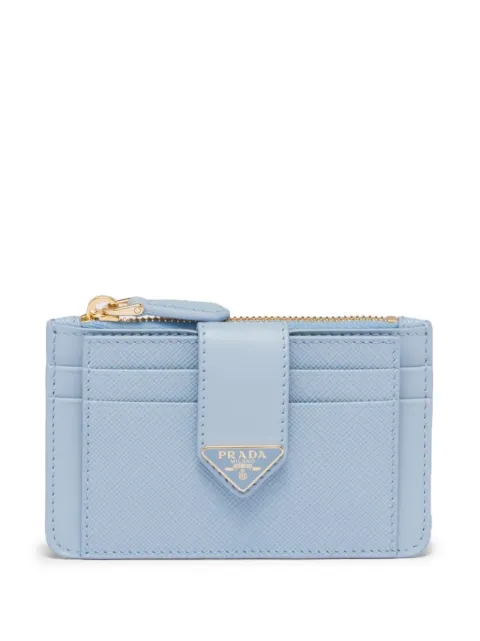 Prada logo-plaque zip-fastening purse