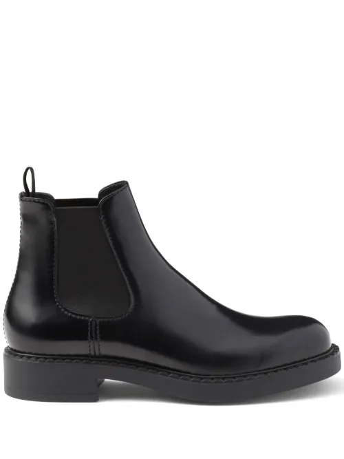 Bottines chelsea à fini brossé - Prada - Modalova