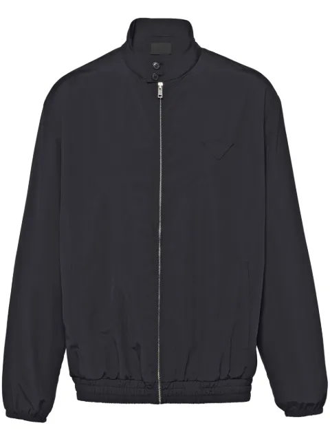 Prada triangle-logo bomber jacket