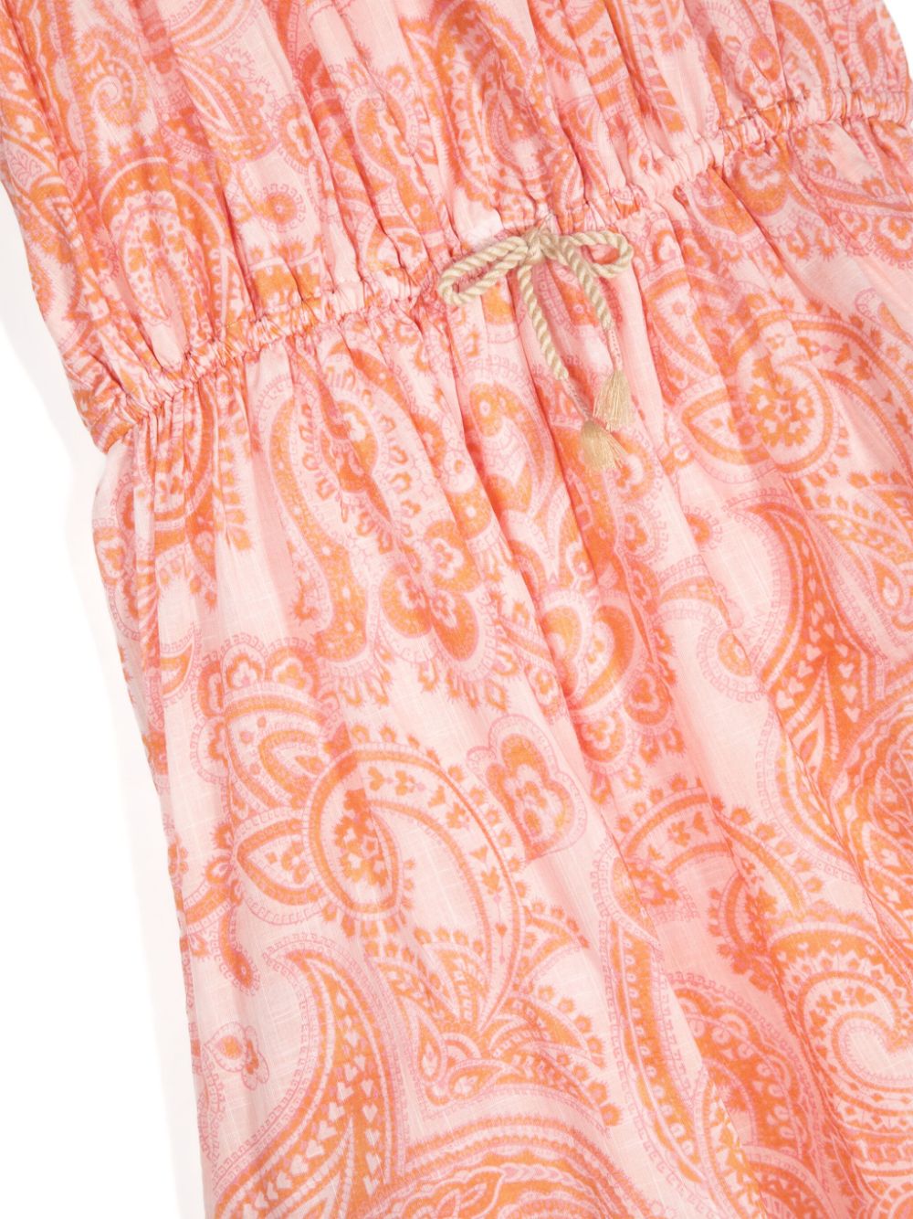 ZIMMERMANN OTTIE PAISLEY-PRINT PLEATED DRESS 