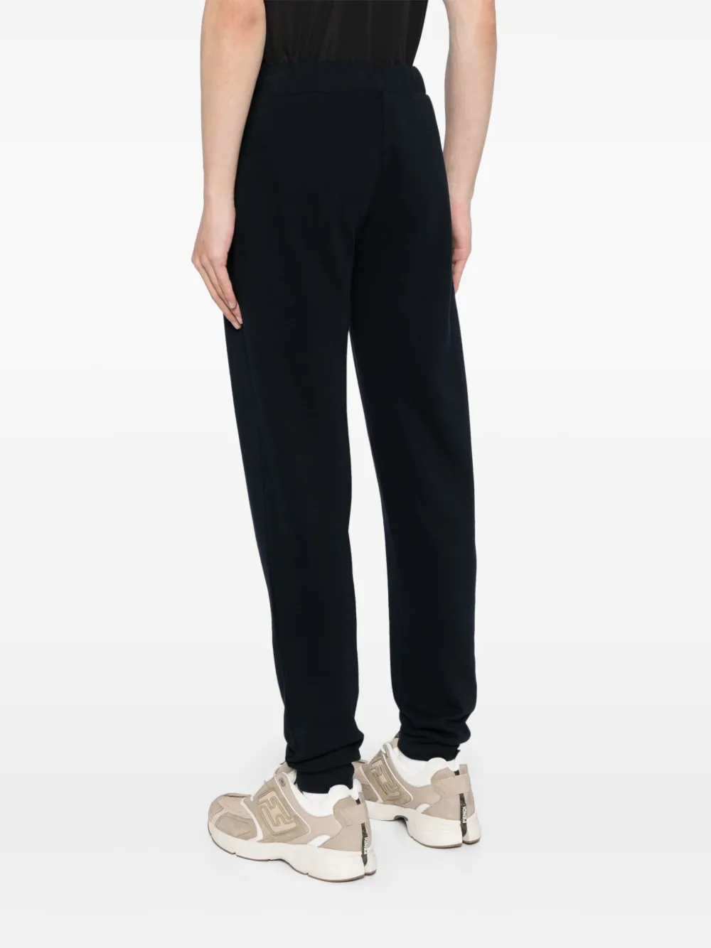 Corneliani Tapered Track Pants In Blue