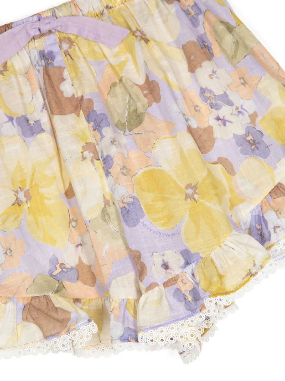 ZIMMERMANN Kids Pop shorts Geel