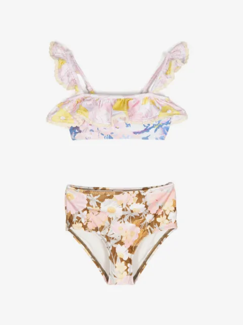 ZIMMERMANN Kids Pop Bikini mit Rüschen