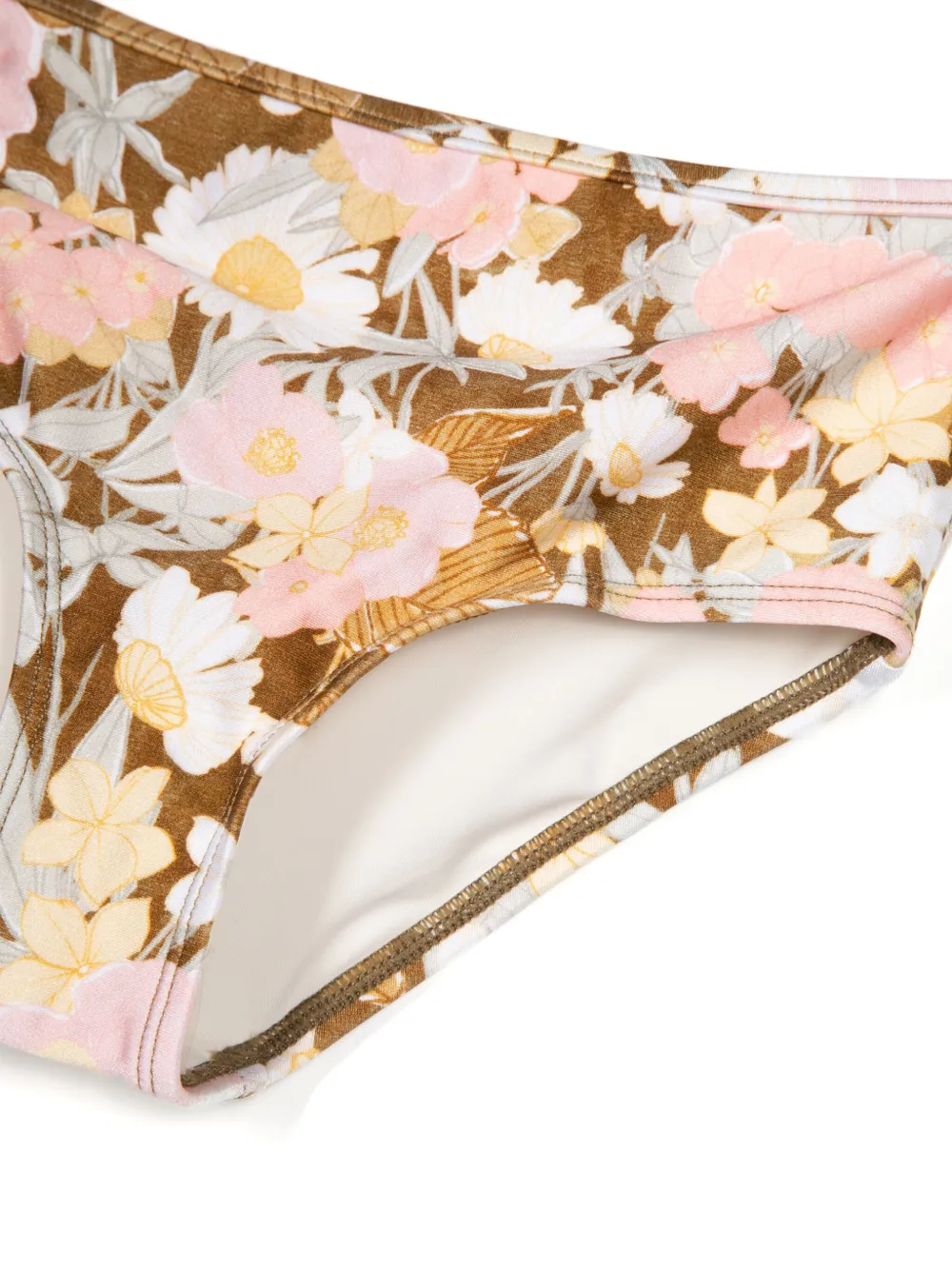 ZIMMERMANN Kids Bikini met ruche Roze