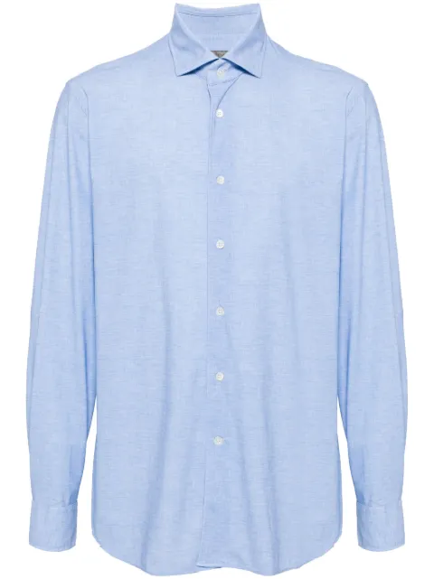 Corneliani long-sleeve chambray shirt