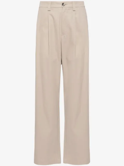 Sease cotton wide-leg trousers