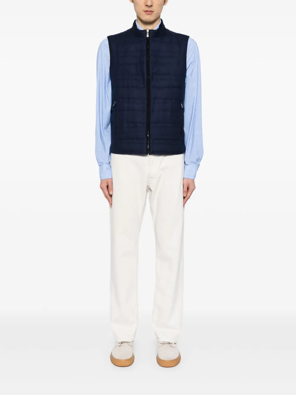 Corneliani reversible quilted gilet | Waistcoats & Gilets | Image 2