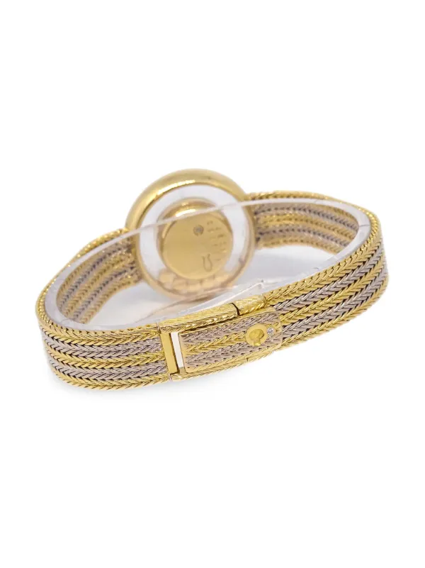 Chopard Pre Owned 1980 1990s Happy Diamonds 28mm Gold FARFETCH AU