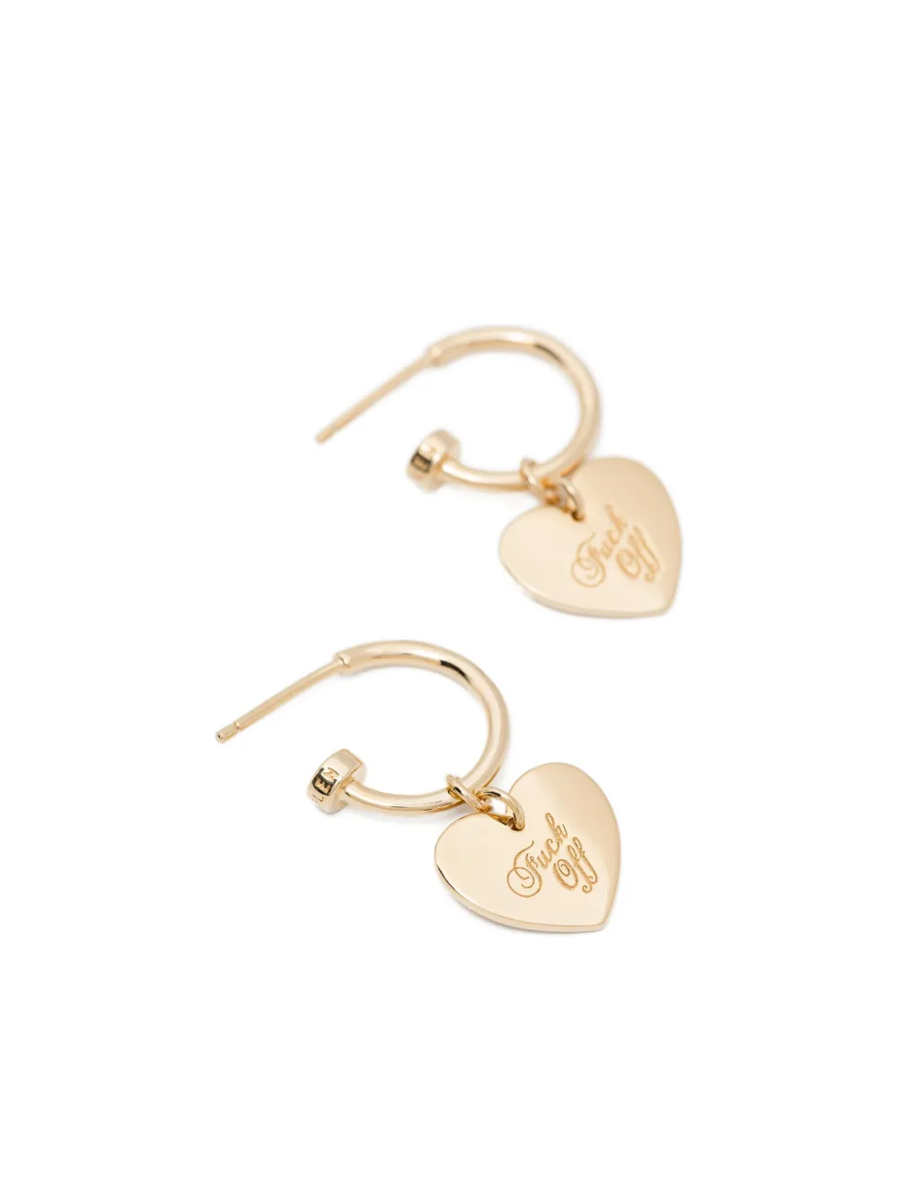 Stolen Girlfriends Club Warm Welcome Heart oorbellen - Goud