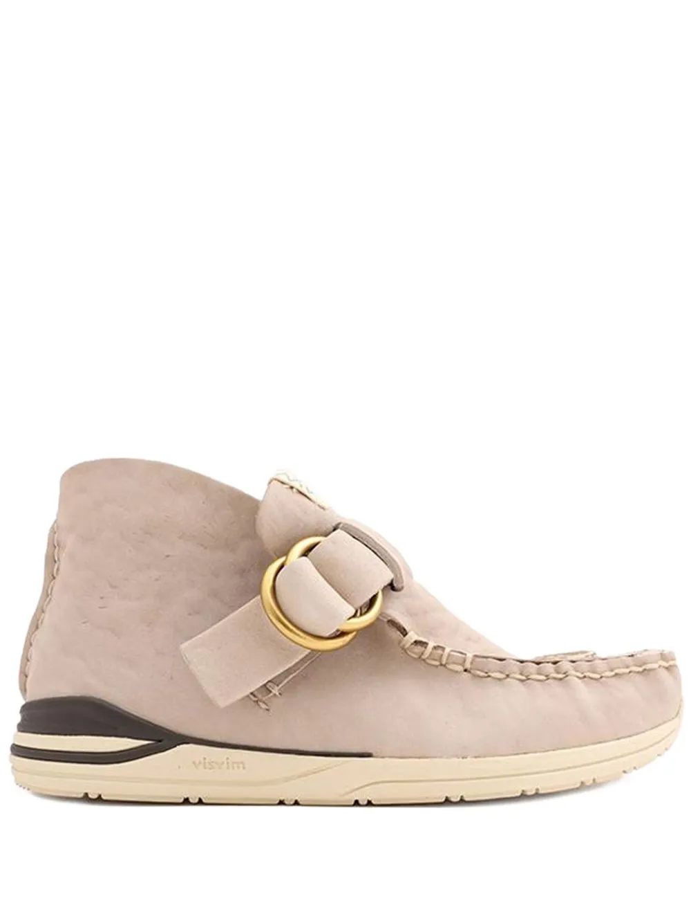 visvim buckle-detail leather boots | Neutrals | Image 1