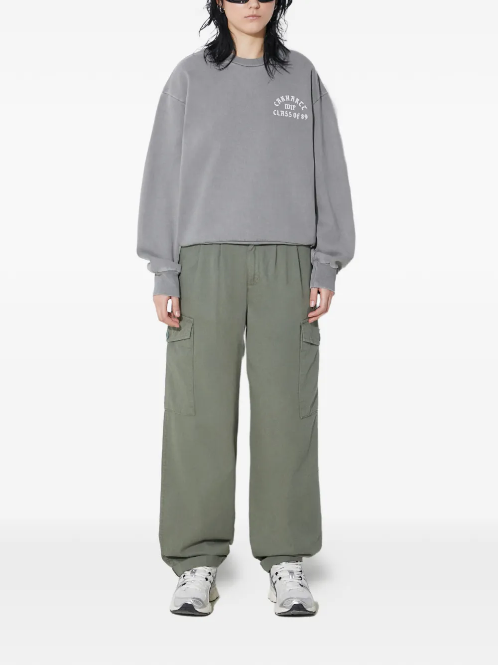  Carhartt Wip Cargo-pocket Trousers - Green 
