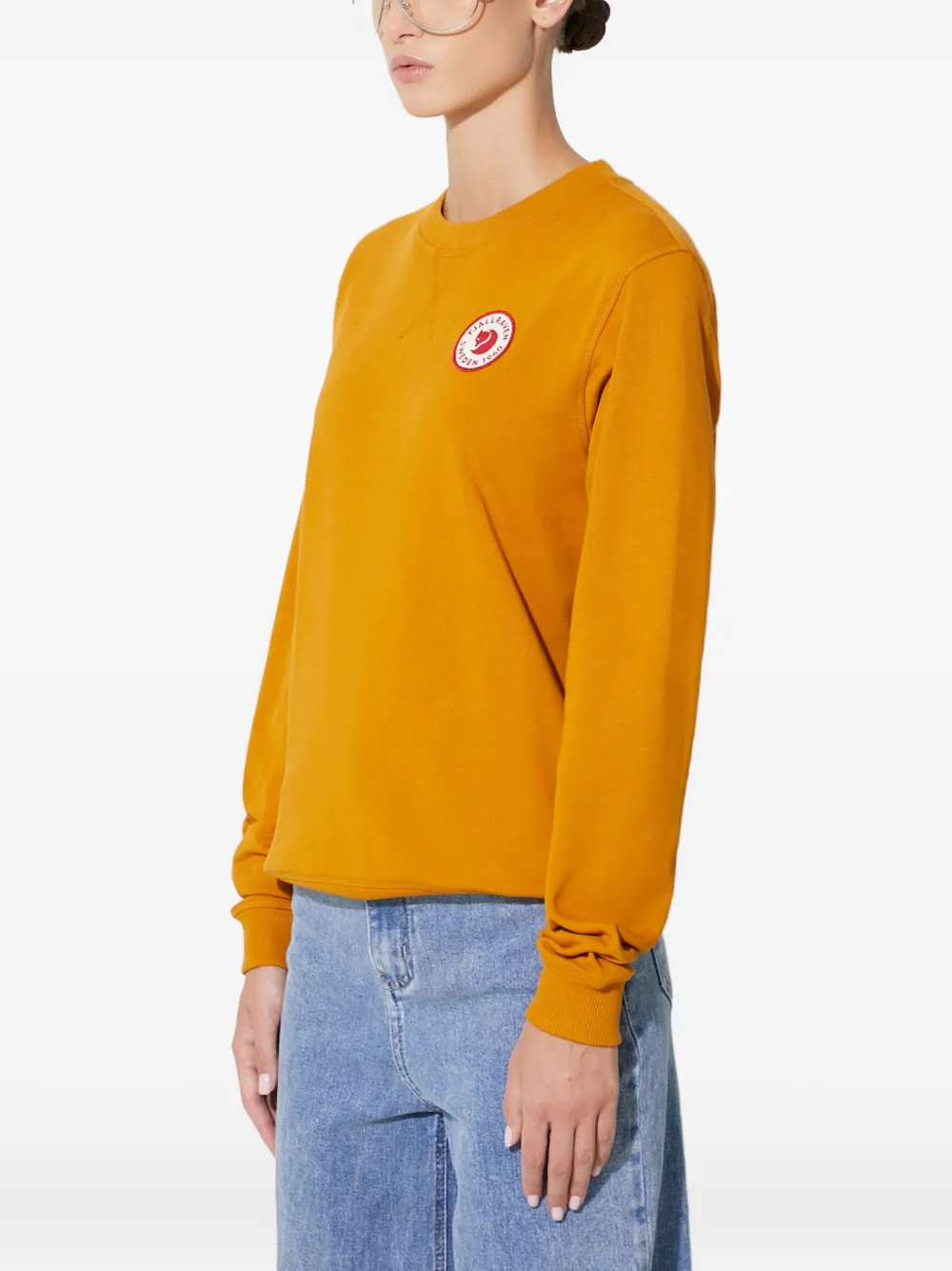  Fjällräven Logo-patch Sweatshirt - Orange 