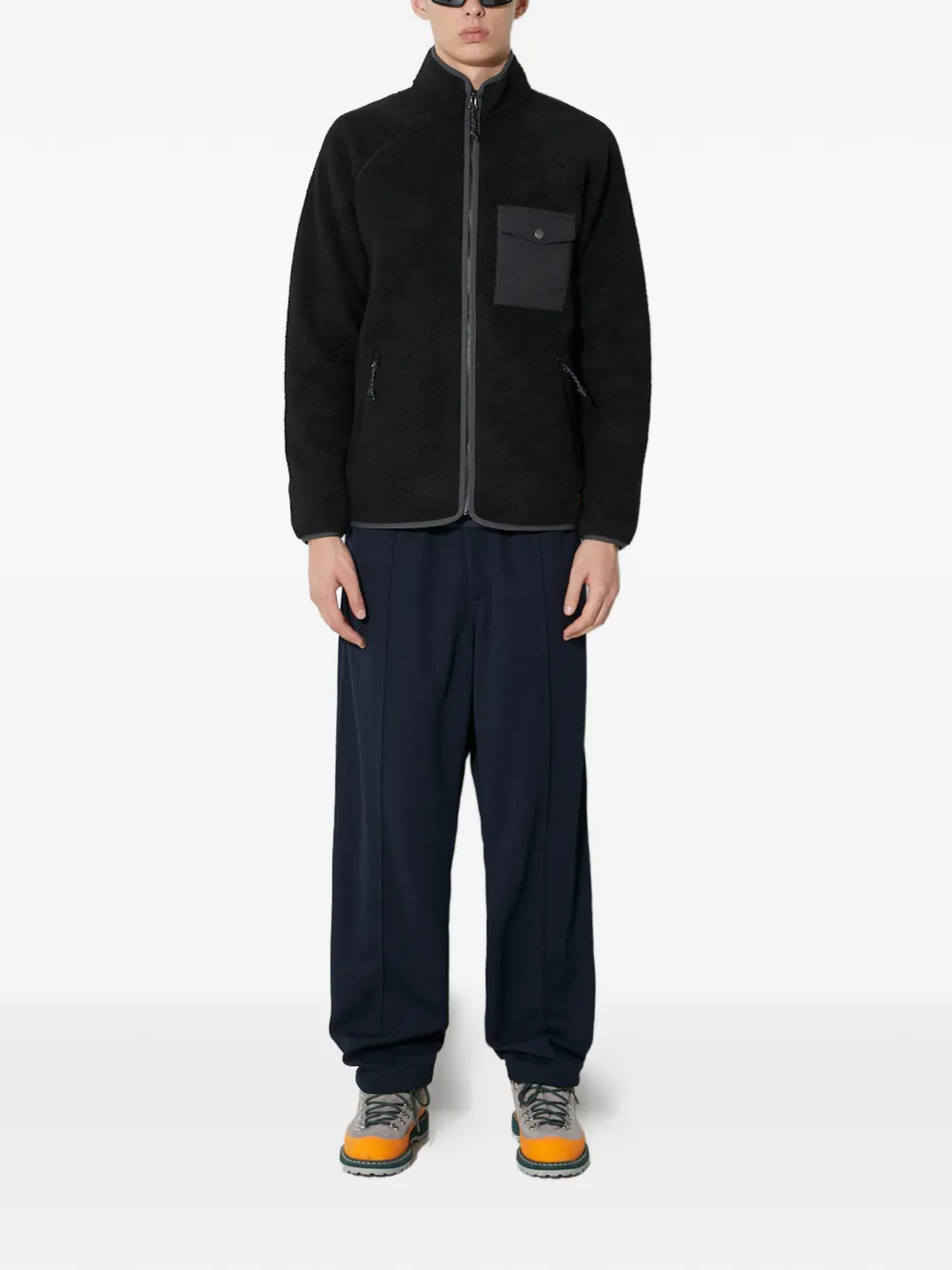 Fjällräven zip-fastening sweatshirt - Zwart