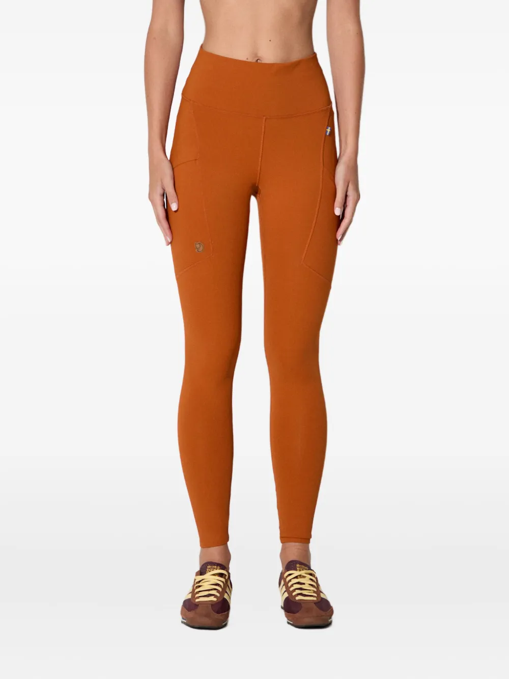 Fjällräven elasticated-waistband leggings | Orange | Image 1
