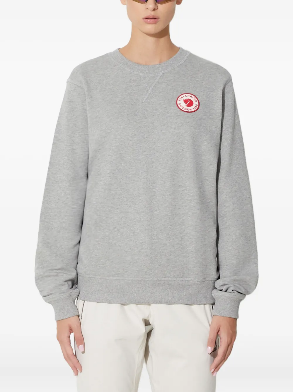 Fjällräven logo-patch sweatshirt | Grey | Image 1