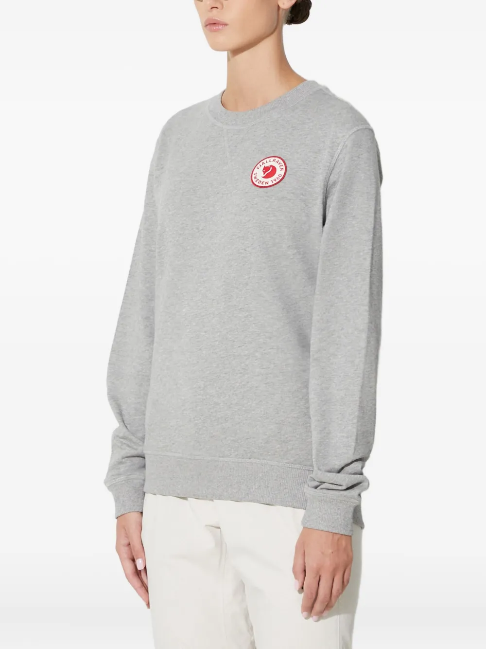  Fjällräven Logo-patch Sweatshirt - Grey 