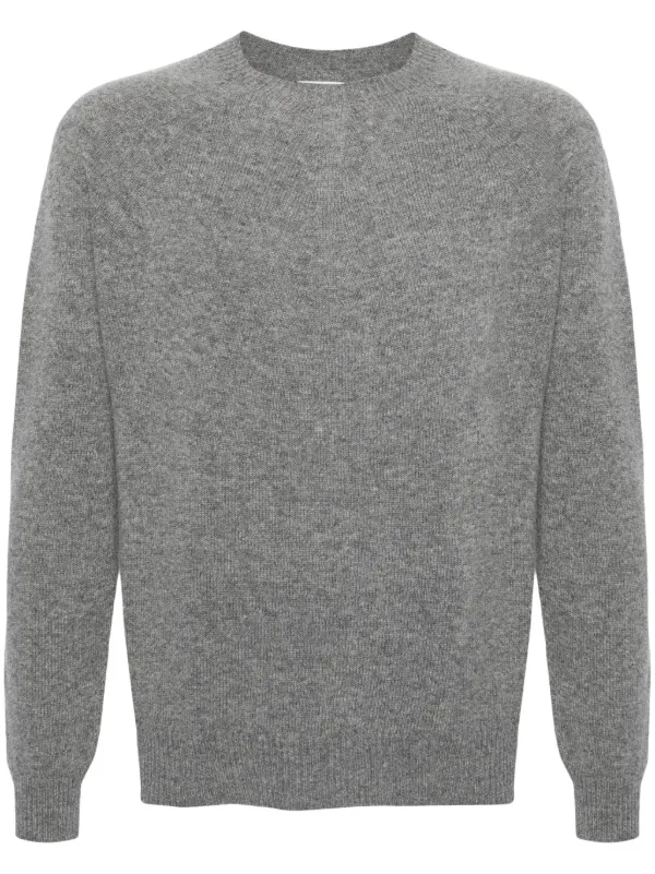 JIL SANDER グレー系 クルーネックセーター　ニット Jil Sander クルーネック セーター | グレー | FARFETCH JP
