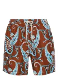 MC2 Saint Barth Lighting Indie Vibe-print swim shorts - Brown